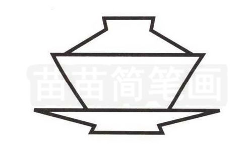茶碗簡(jiǎn)筆畫(huà)繪制指南 從廚具到衛(wèi)具的線條藝術(shù)